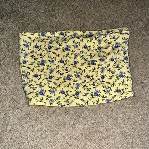 Forever 21 Flower tube top